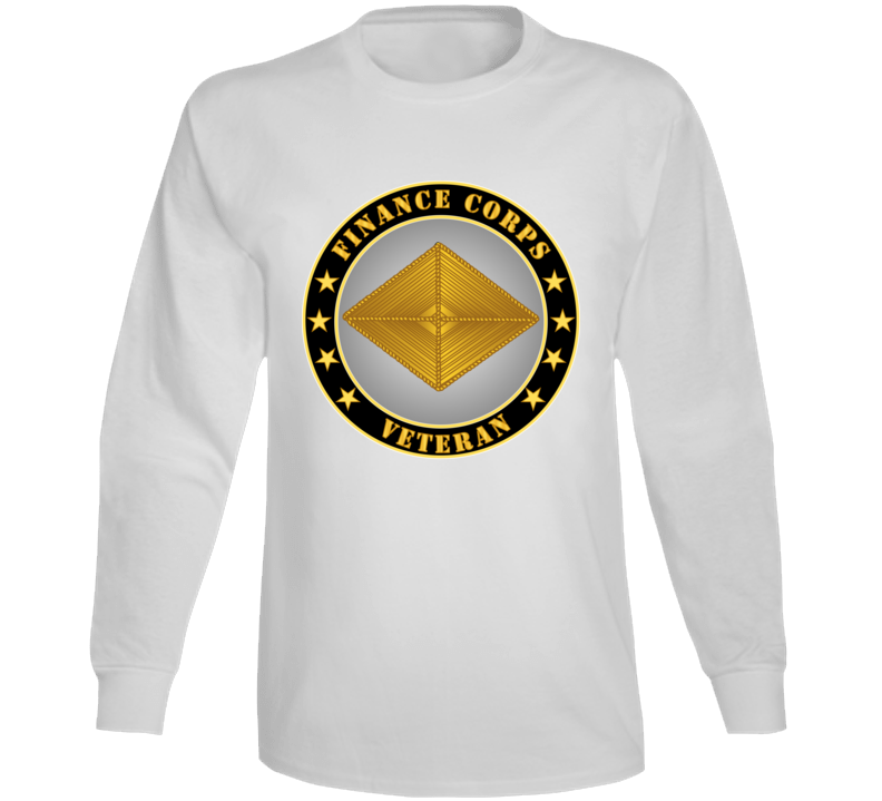 Army - Finance Corps Veteran Long Sleeve