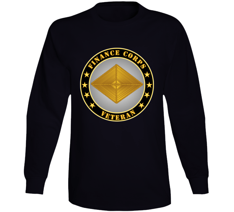 Army - Finance Corps Veteran Long Sleeve