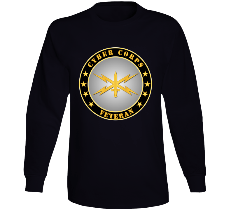 Army - Cyber Corps Veteran Long Sleeve