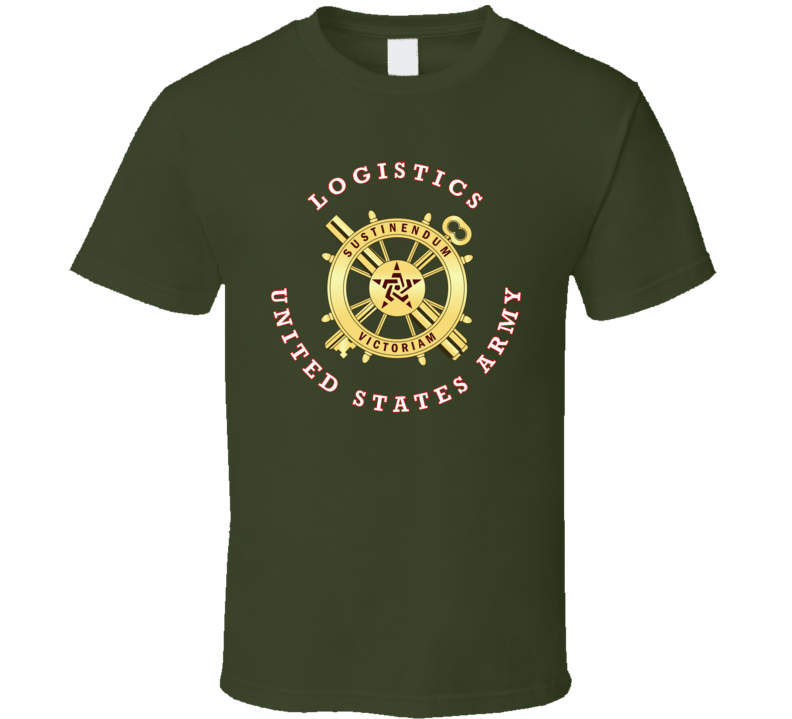 Army - Logistics Branch Plaque Wo Bkgrd T-shirt