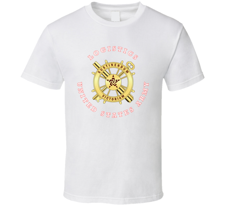 Army - Logistics Branch Plaque Wo Bkgrd T-shirt