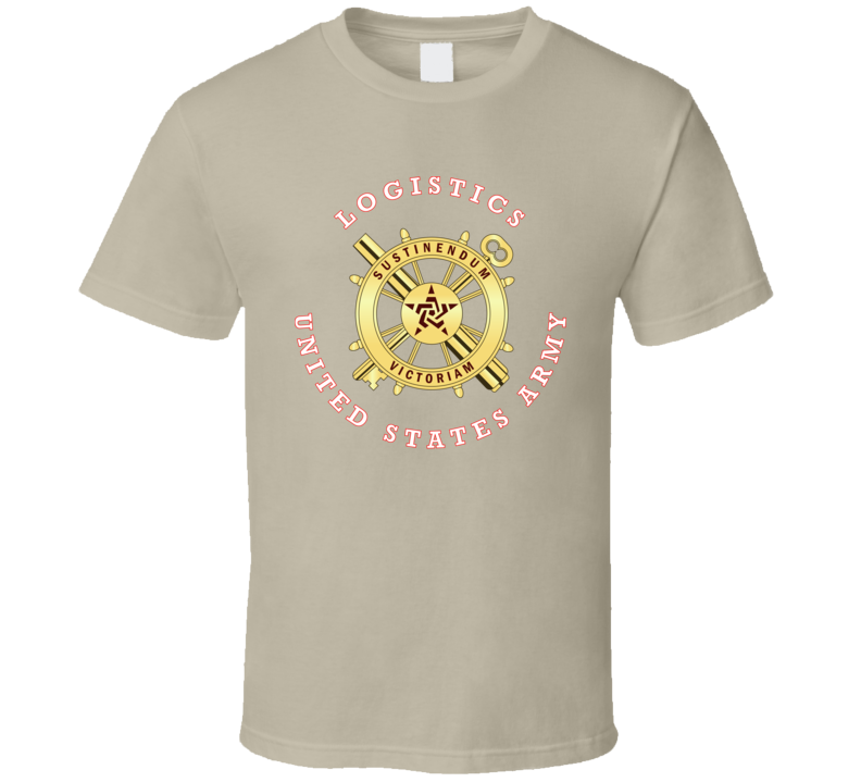 Army - Logistics Branch Plaque Wo Bkgrd T-shirt