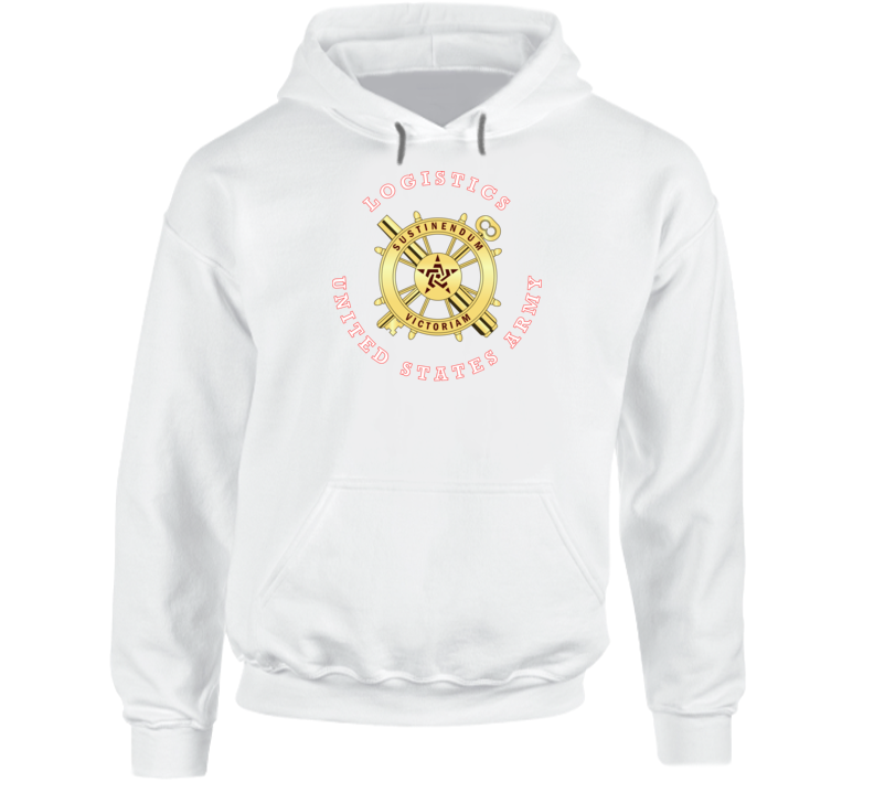 Army - Logistics Branch Plaque Wo Bkgrd Hoodie
