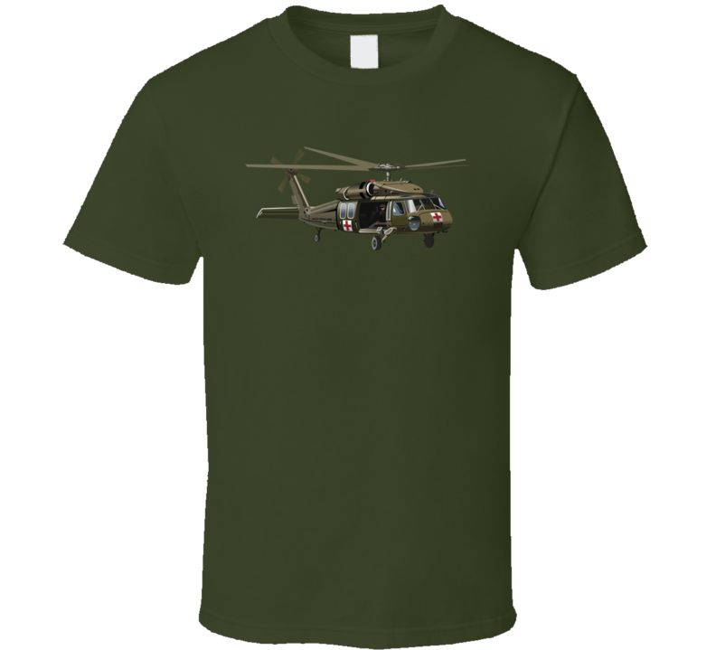 Army - Flying Ambulance - Black Hawk Wo Txt T-shirt