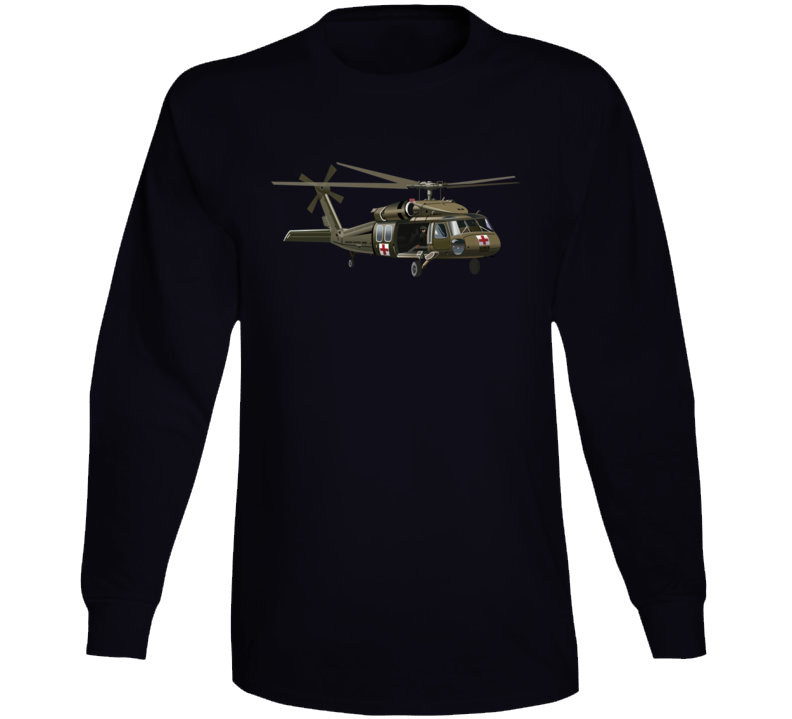 Army - Flying Ambulance - Black Hawk Wo Txt Long Sleeve