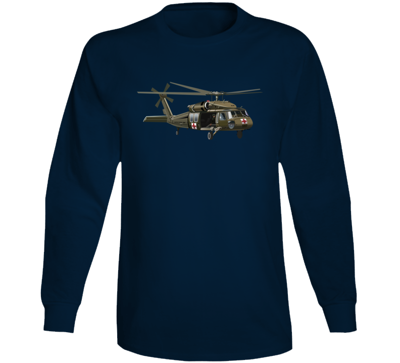 Army - Flying Ambulance - Black Hawk Wo Txt Long Sleeve