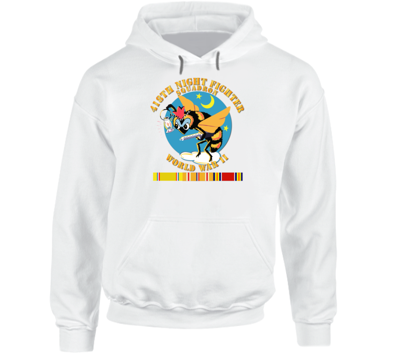 Aac - 418th Night Fighter Squadron - Wwii W Svc Hoodie