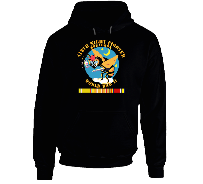 Aac - 418th Night Fighter Squadron - Wwii W Svc Hoodie