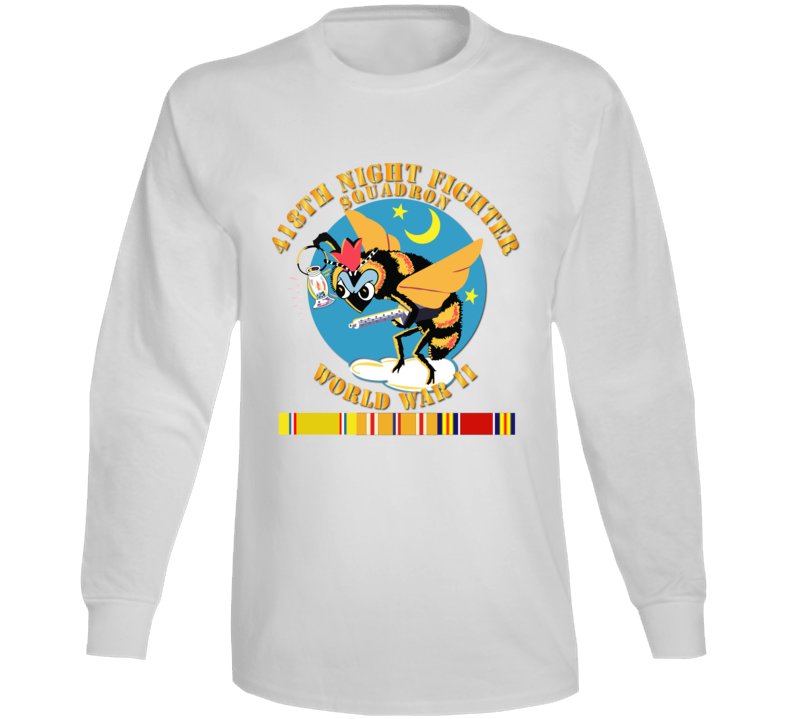 Aac - 418th Night Fighter Squadron - Wwii W Svc Long Sleeve