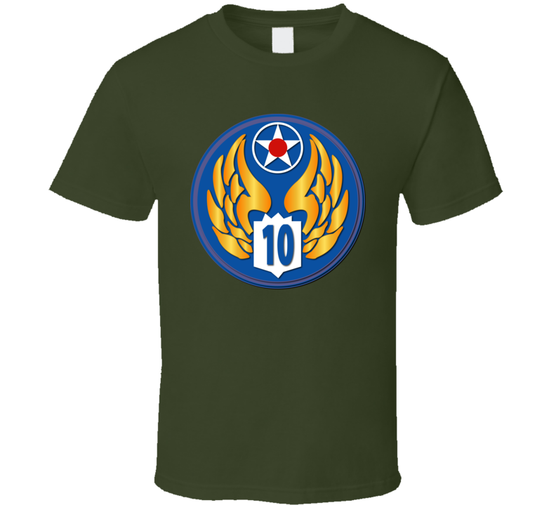 Aac - Ssi - 10th Air Force Wo Txt - T-shirt