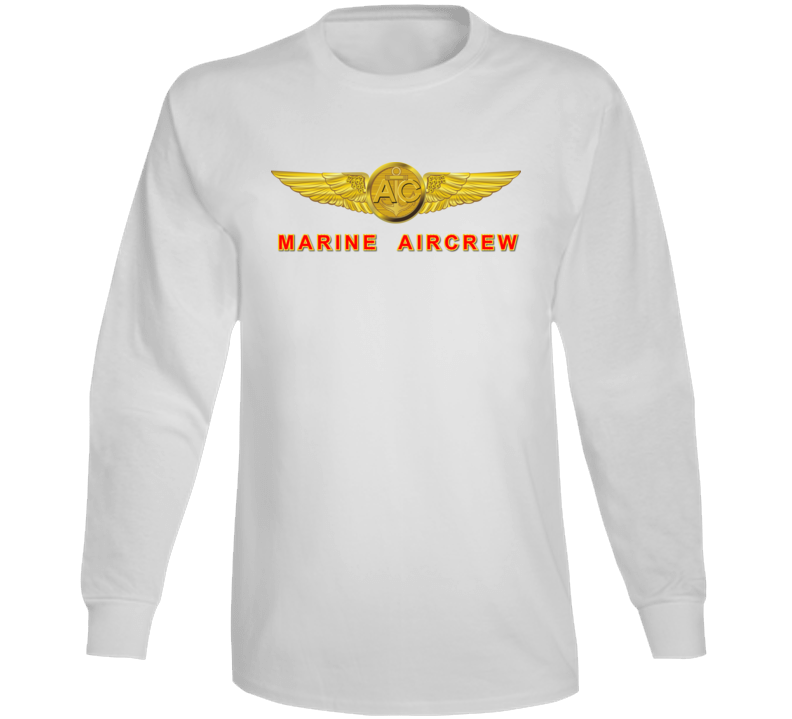 Usmc - Marine Aircrew Badge Long Sleeve