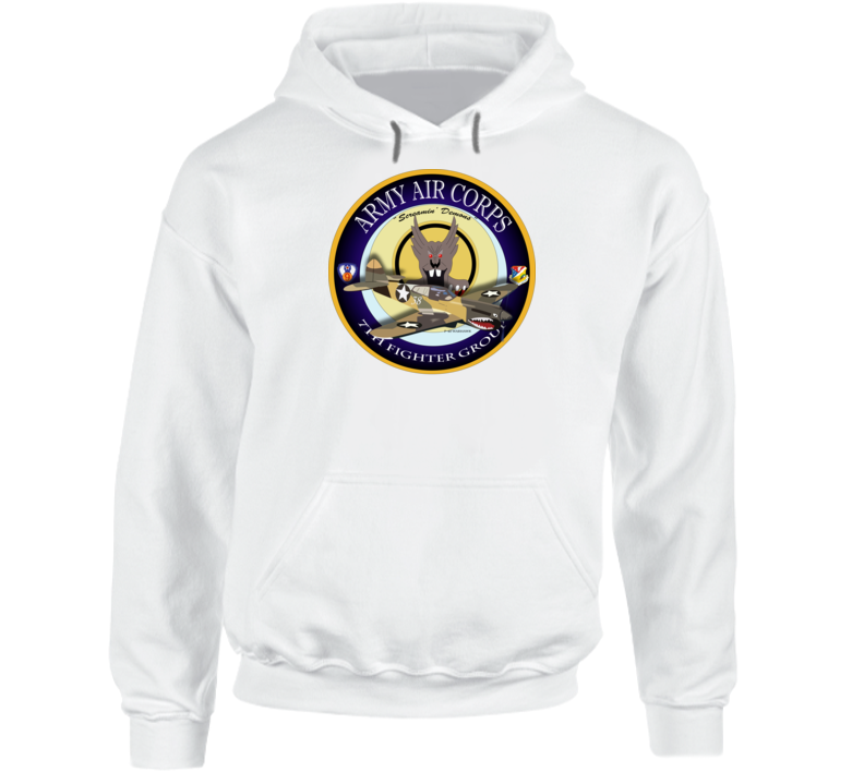 Aac - P-40 Warhawk - 49fg - 7th Fighter Squadron Hoodie
