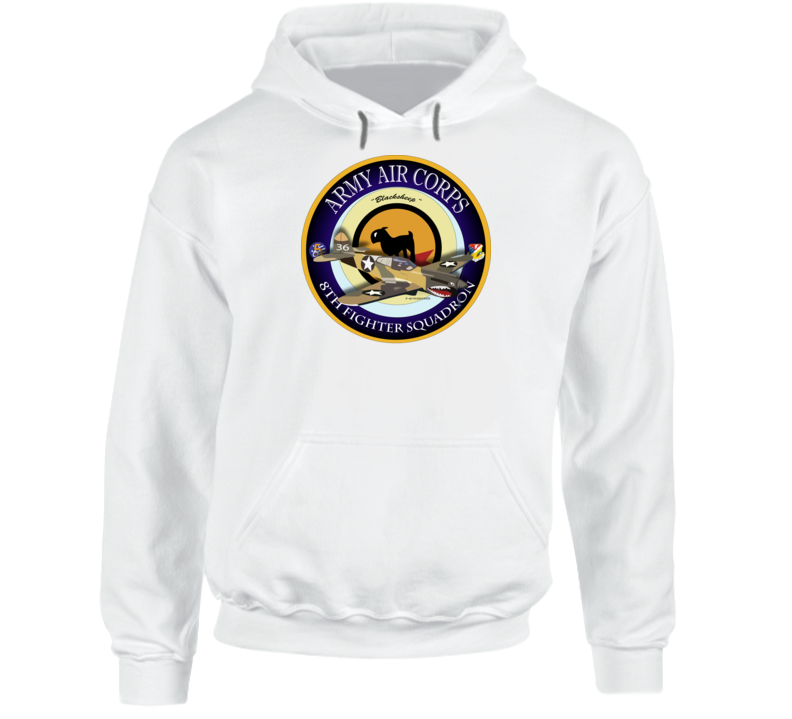 Aac - P-40 Warhawk - 49fg - 8th Fighter Squadron - Hoodie