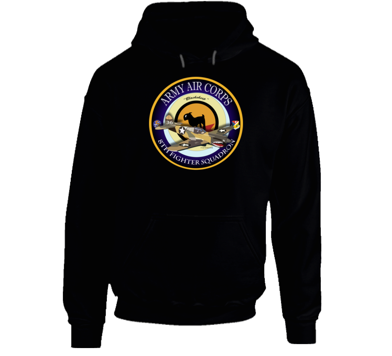 Aac - P-40 Warhawk - 49fg - 8th Fighter Squadron - Hoodie