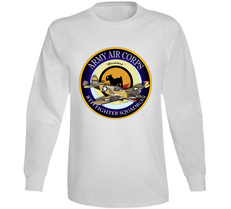 Aac - P-40 Warhawk - 49fg - 8th Fighter Squadron Long Sleeve