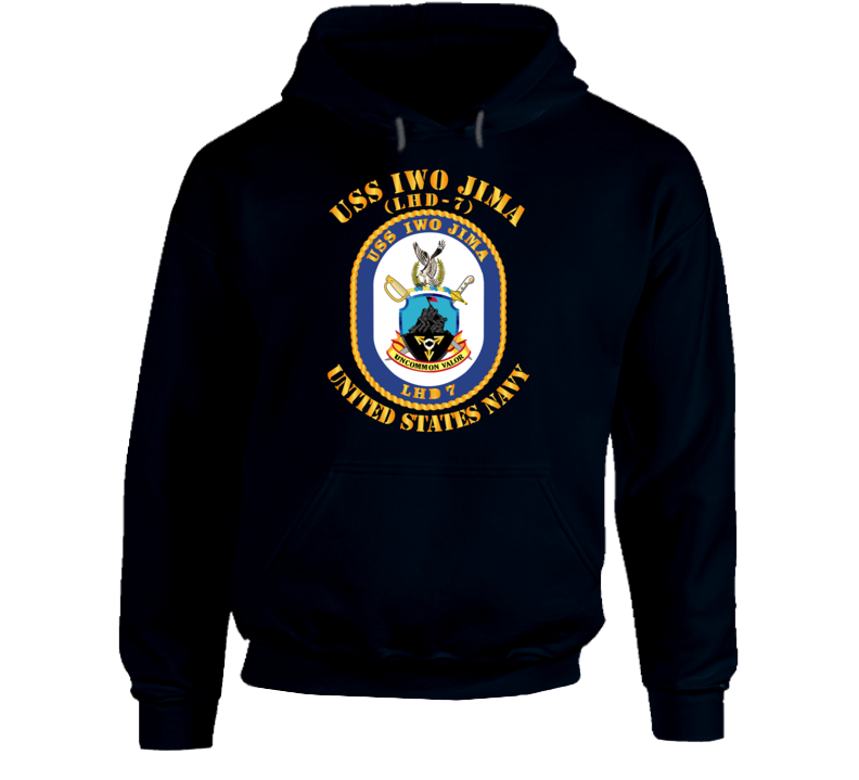 Navy - Uss Iwo Jima (lhd-7) Hoodie
