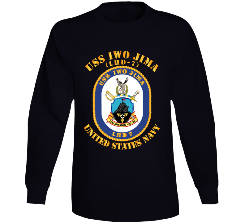 Navy - Uss Iwo Jima (lhd-7) Long Sleeve