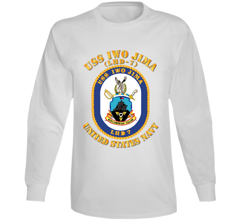 Navy - Uss Iwo Jima (lhd-7) Long Sleeve