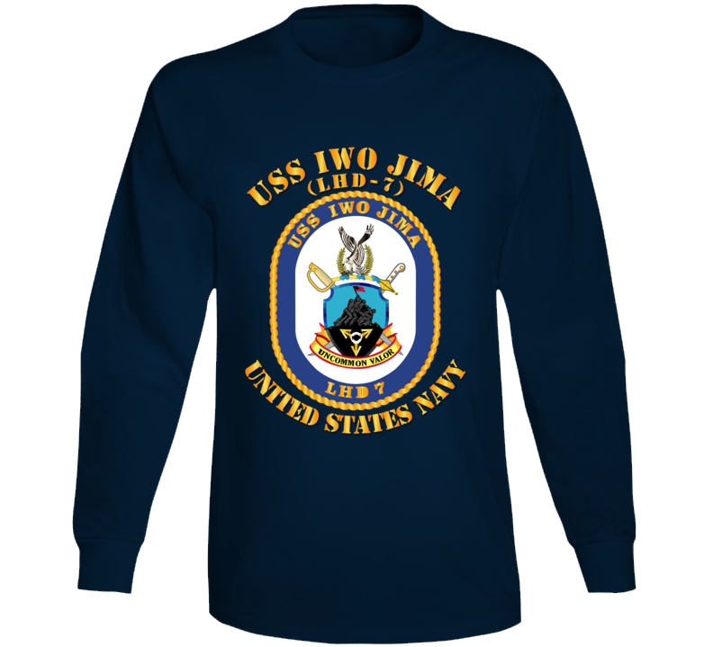Navy - Uss Iwo Jima (lhd-7) Long Sleeve