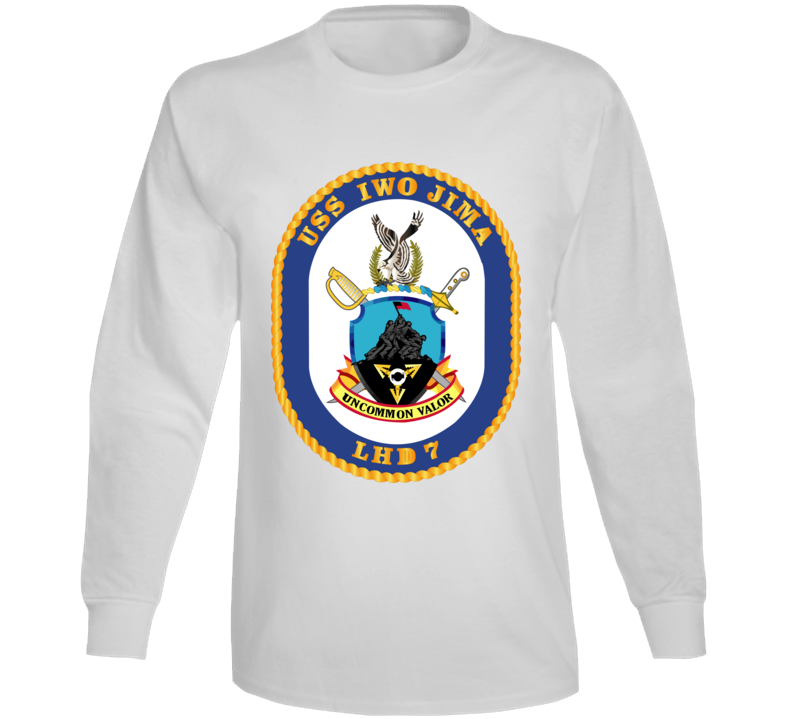 Navy - Uss Iwo Jima (lhd-7) Wo Txt Long Sleeve