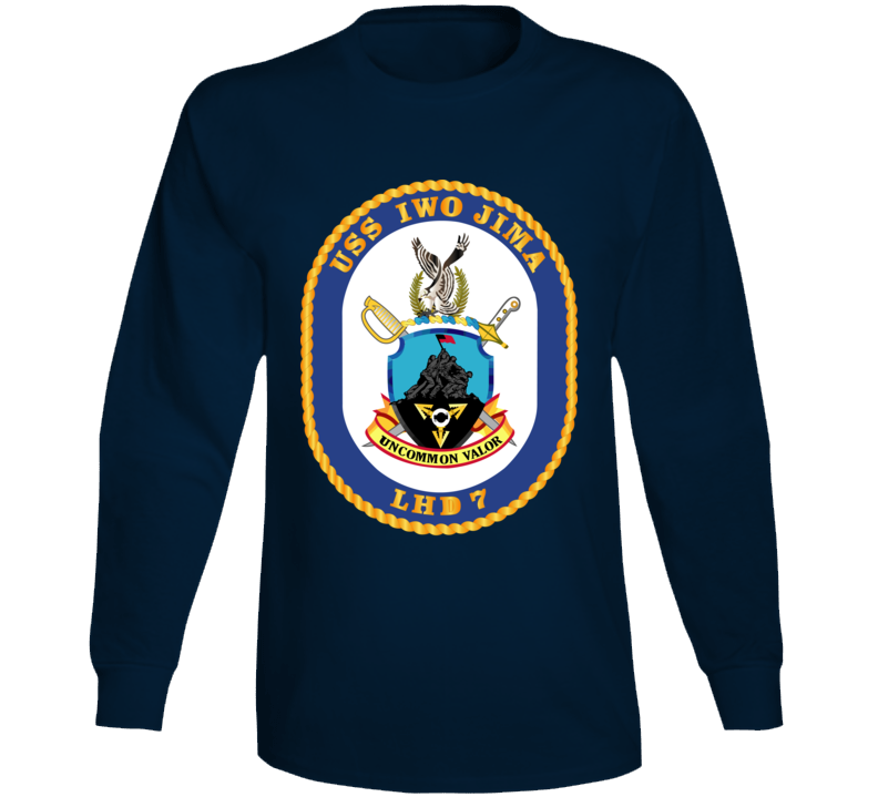 Navy - Uss Iwo Jima (lhd-7) Wo Txt Long Sleeve
