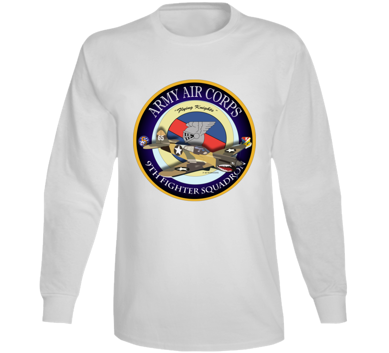 Aac - P-40 Warhawk - 49fg - 9th Fighter Squadron Long Sleeve