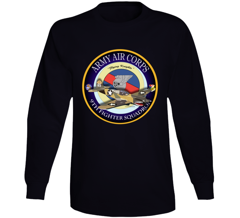 Aac - P-40 Warhawk - 49fg - 9th Fighter Squadron Long Sleeve