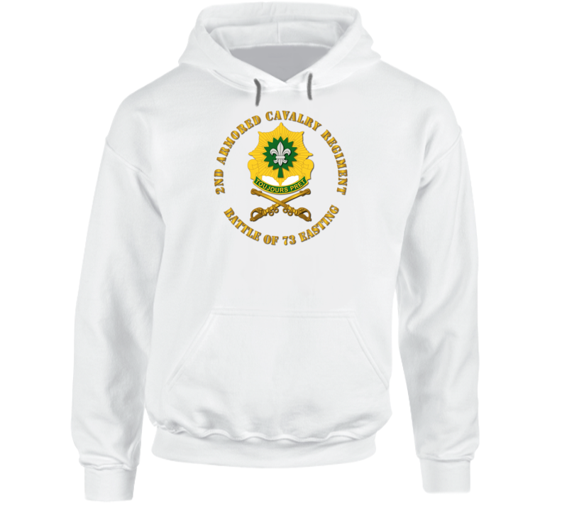 Army - 2nd Armored Cavalry Regiment Dui - Battle Of 73 Easting Hoodie