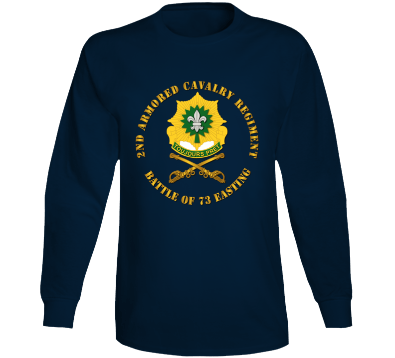 Army - 2nd Armored Cavalry Regiment Dui - Battle Of 73 Easting Long Sleeve