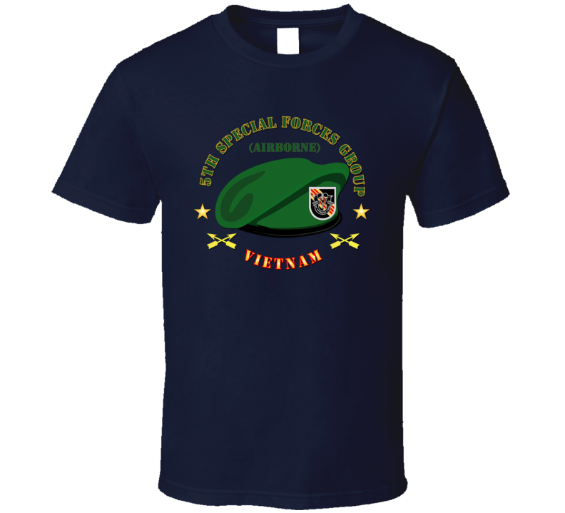 Emblem - Sof - 5th Sfg Beret - Vietnam T-shirt