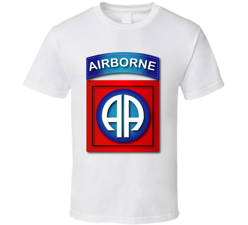 Army - 82nd Airborne Division - Ssi Wo Txt T Shirt