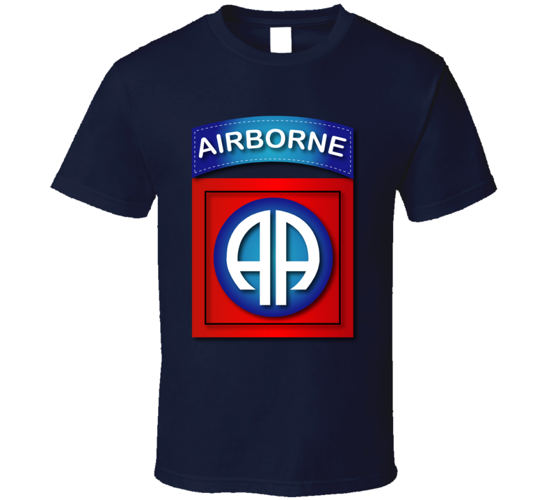 Army - 82nd Airborne Division - Ssi Wo Txt T Shirt