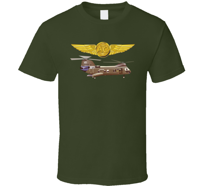 Usmc - Marine Aircrew W Ch46 - T-shirt