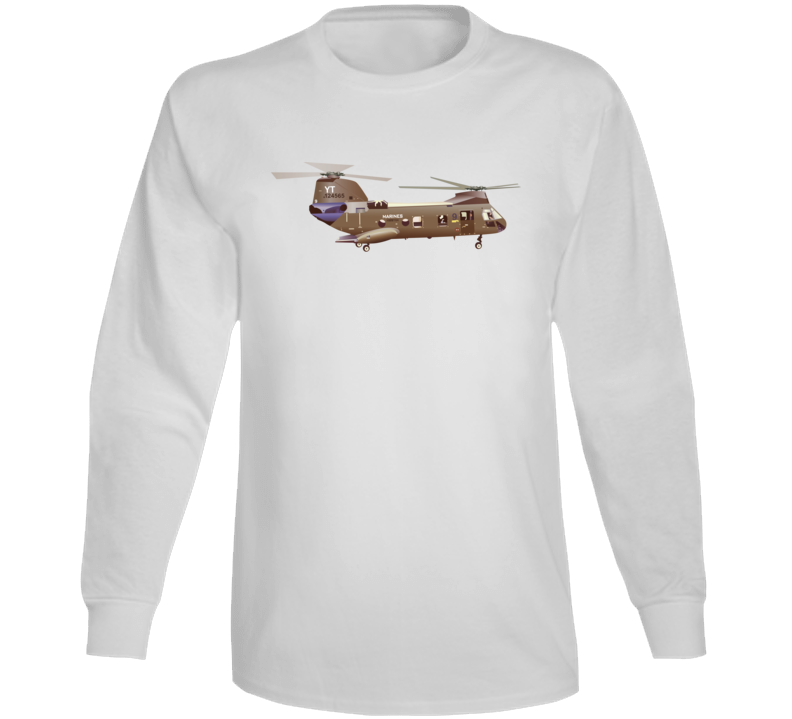 Usmc - Marine Ch46 Wo Txt Long Sleeve