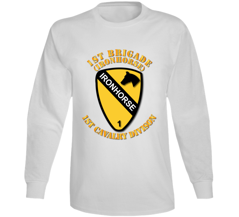 Army - 1st Brigade - 1st Cav Div - Ironhorse Long Sleeve