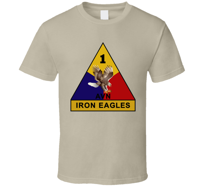 Army - 4th Brigade - Aviation - 1st Armored Div Wo Text T-shirt