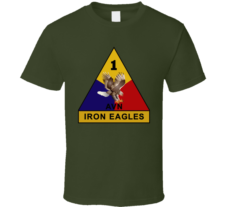 Army - 4th Brigade - Aviation - 1st Armored Div Wo Text T-shirt