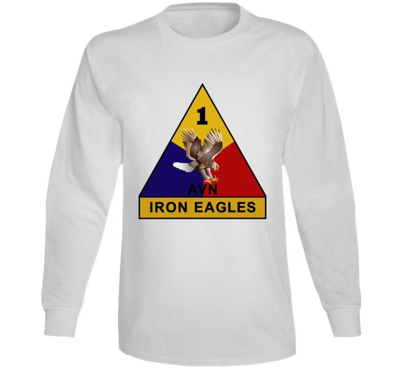 Army - 4th Brigade - Aviation - 1st Armored Div Wo Text Long Sleeve