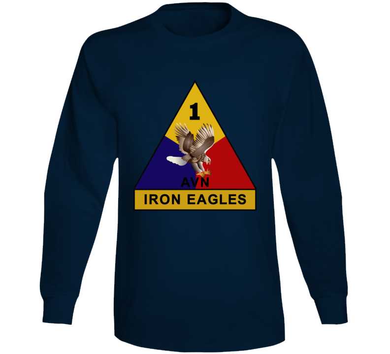 Army - 4th Brigade - Aviation - 1st Armored Div Wo Text Long Sleeve