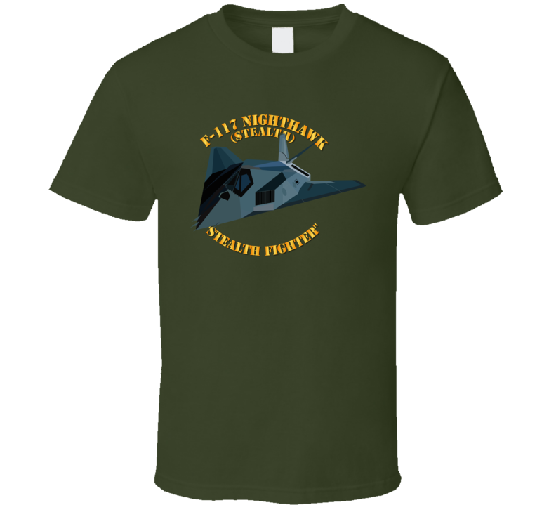 USAF - F117 Nighthawk - Stealth Fighter - T-Shirt