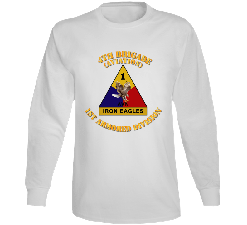 Army - 4th Brigade - Aviation - 1st Armored Div Long Sleeve