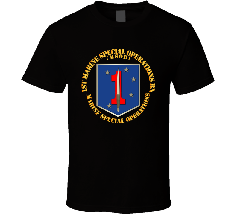 Sof - Usmc 1st Marine Special Operations Bn T-shirt