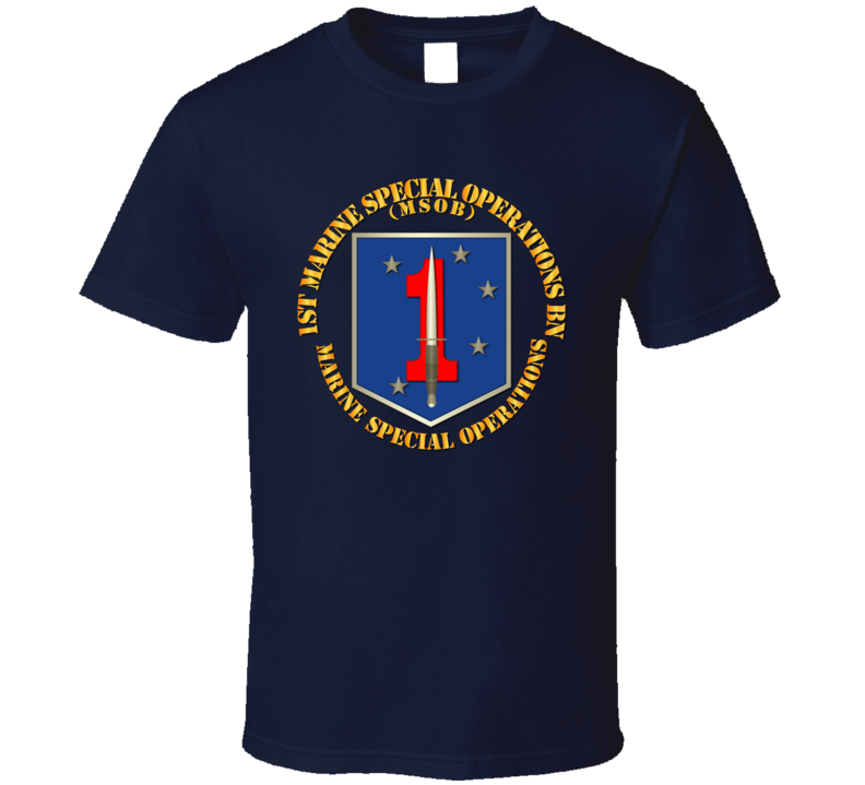 Sof - Usmc 1st Marine Special Operations Bn T-shirt