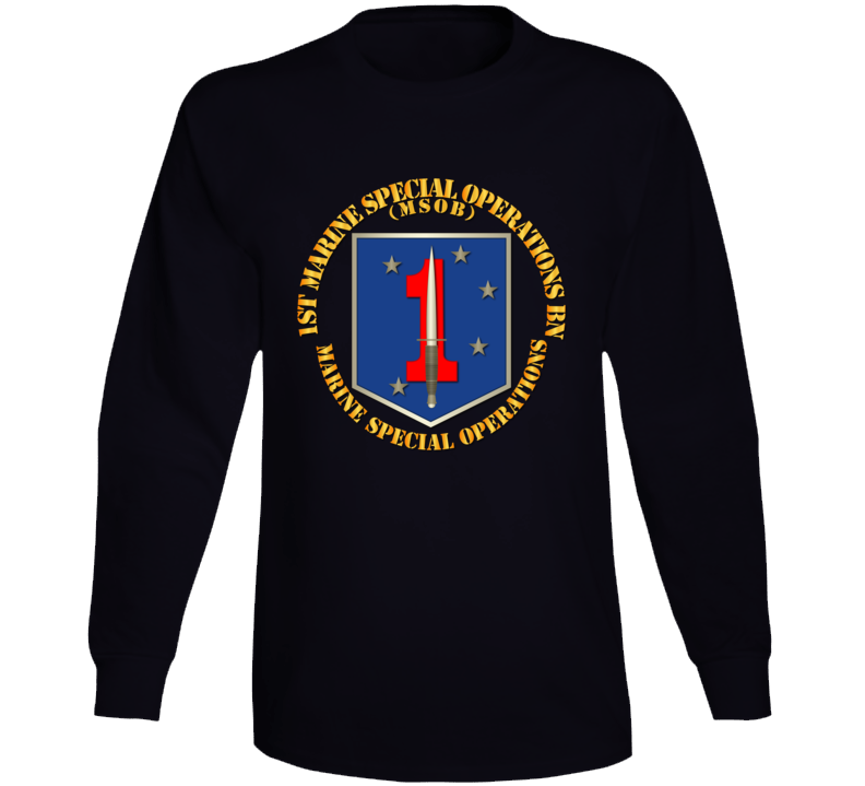 Sof - Usmc 1st Marine Special Operations Bn Long Sleeve