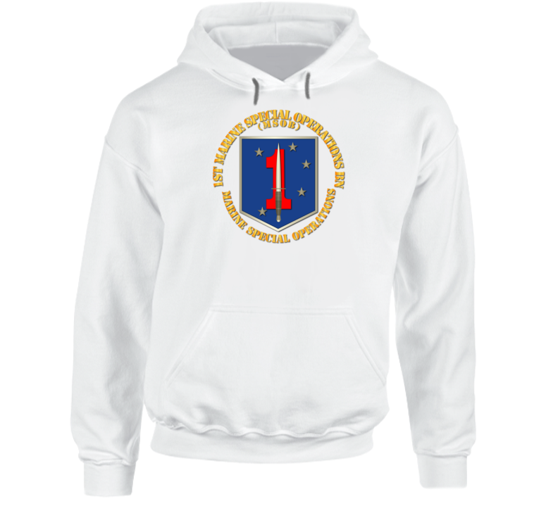 Sof - Usmc 1st Marine Special Operations Bn Hoodie