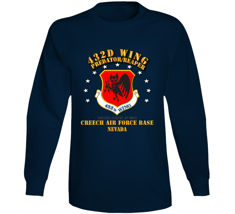 Usaf - 432d Wing - Nevada Long Sleeve