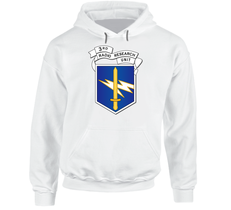 Army - 3rd Radio Research Unit Mobile Det  W Vn Svc - Blue Wo Txt Hoodie