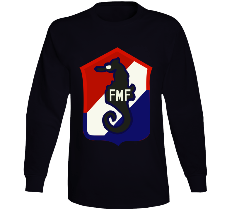 Usmc - 13th Defense Bn - Usmc - Wwii Wo Txt Long Sleeve