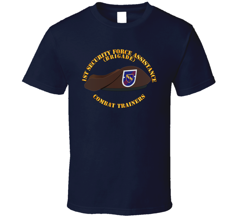 Army - 1st Security Force Assistance Bde - Beret T-shirt