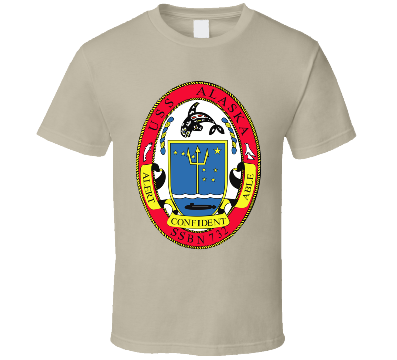 Navy - Uss Alaska (ssbn 732) Wo Txt - T-shirt